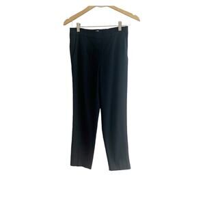 Aritzia Babaton Pull On Black Pants Tapered Leg Size 2 Career Minimalist
